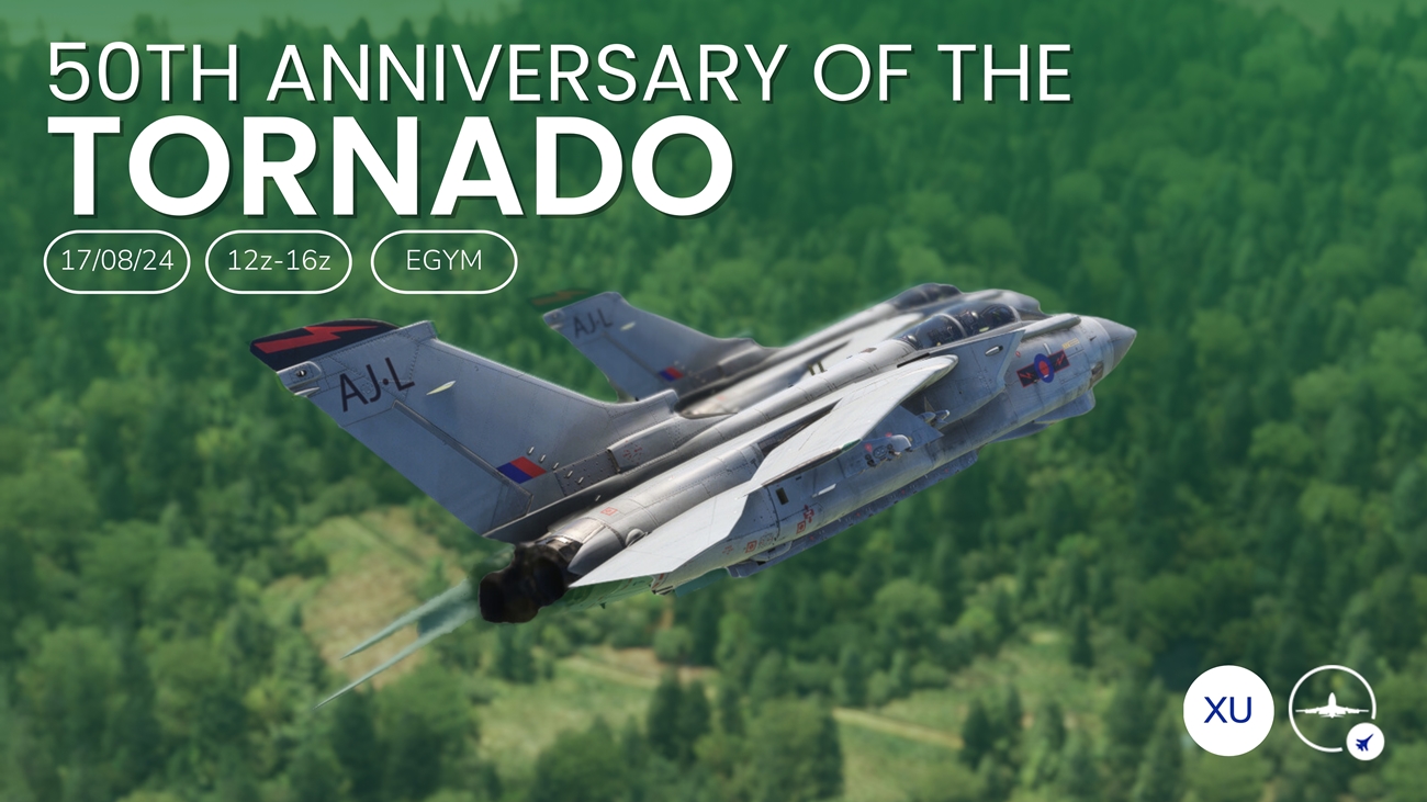 IVAO Panavia Tornado 50th Anniversary special operations event