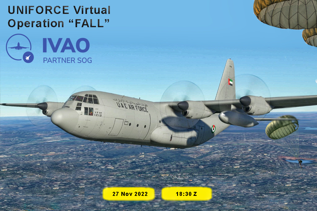 IVAO OPERATION FALL  2022 UNIFORCE VIRTUAL special operations event