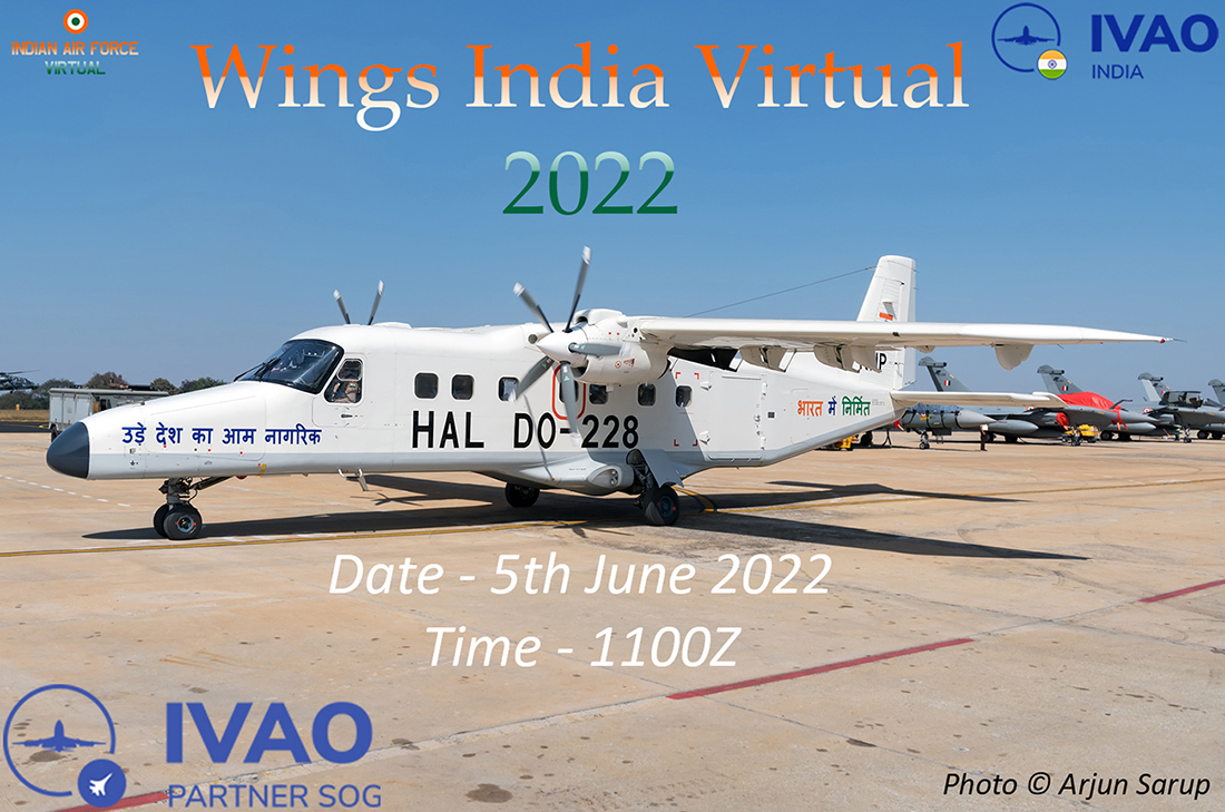 IVAO Wings India Virtual 2022 special operations event