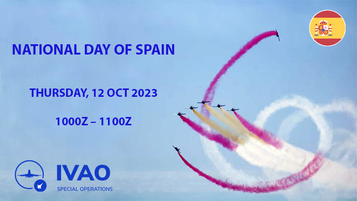 IVAO NATIONAL DAY OF SPAIN special operations event
