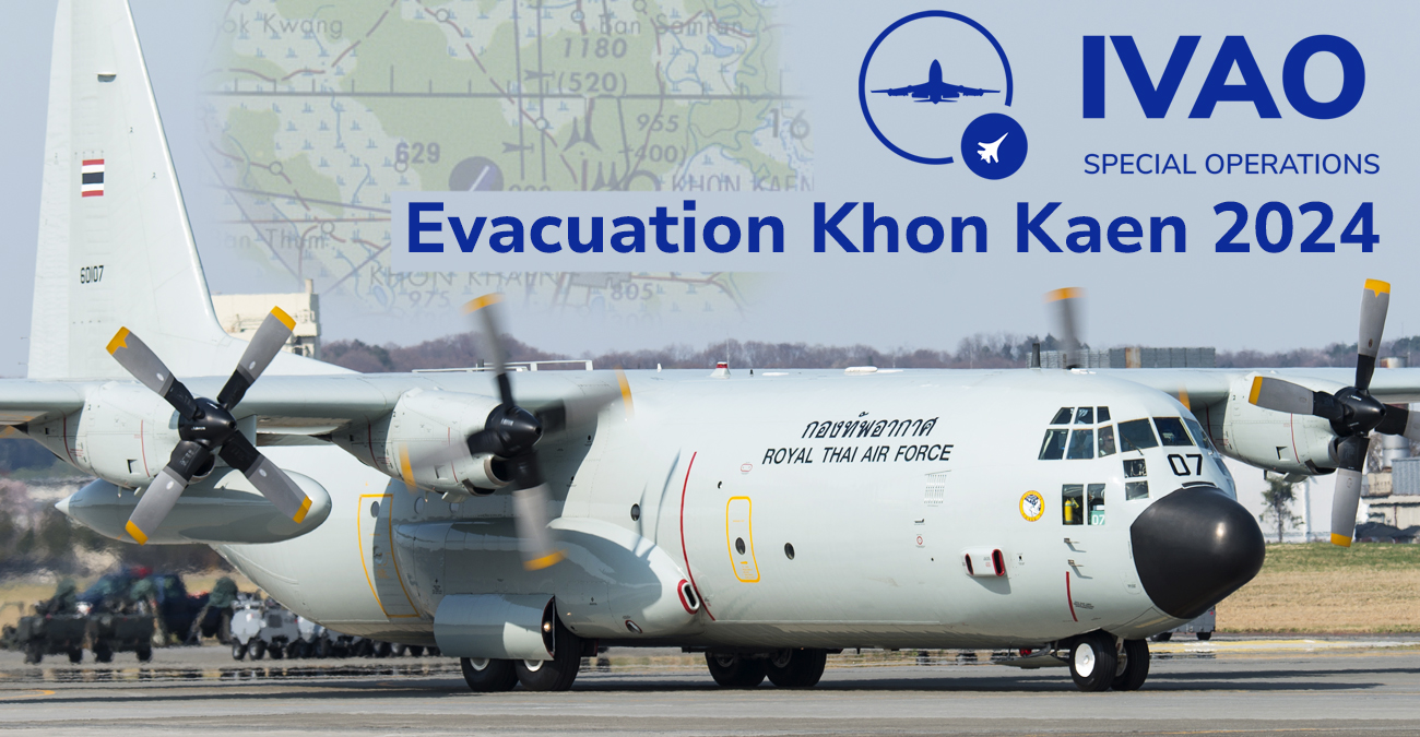 IVAO Evacuation Khon Kaen 2024 special operations event